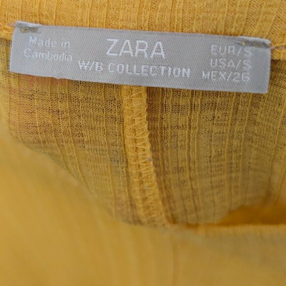 Zara flowy ruched sleeves cinch top - Picture 11 of 11